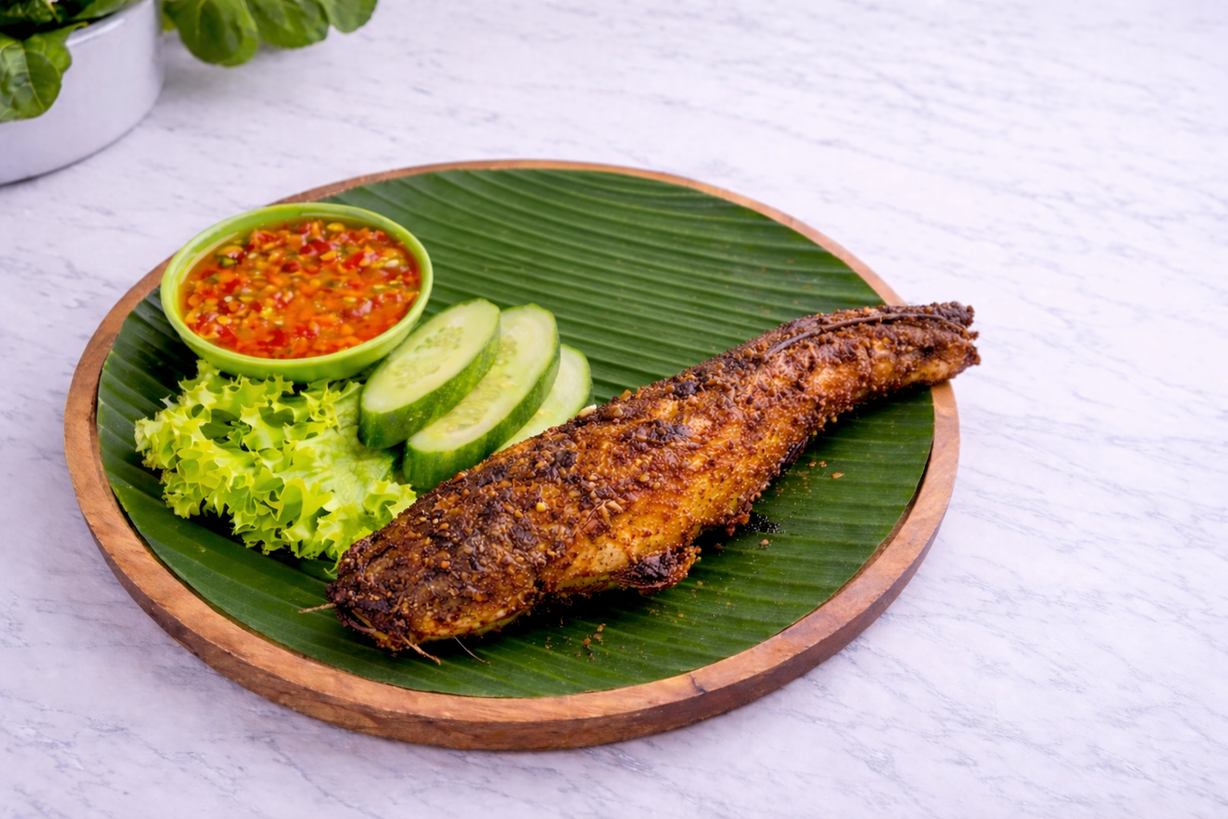 Lele Goreng (Tanpa Nasi)