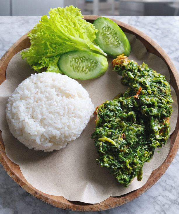 Ayam Penyet Cabe Ijo Paha