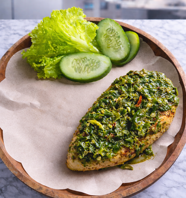 Ayam Penyet Cabe Ijo Dada